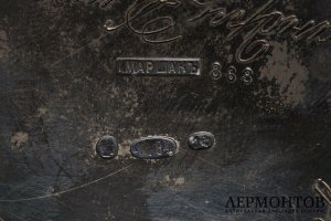Подстаканник. Россия, мастер Иосиф Маршак, 1908-1917 гг. Серебро 84 пробы.