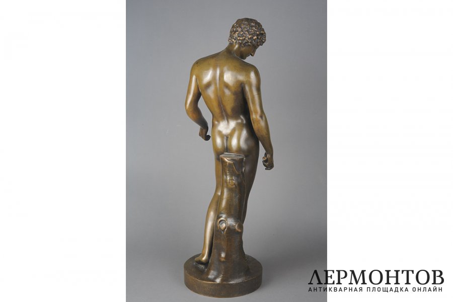 Скульптура Аполлон. Германия, автор H. Jacquet Fils, 2 пол. 19 в. Бронза.