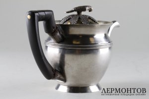 Чайник в классическом стиле.Серебро 84 пробы. Россия, 1813 год.