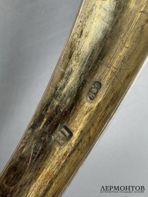 Сухарница с ручкой. Серебро 84 пробы, Россия, 1884 год