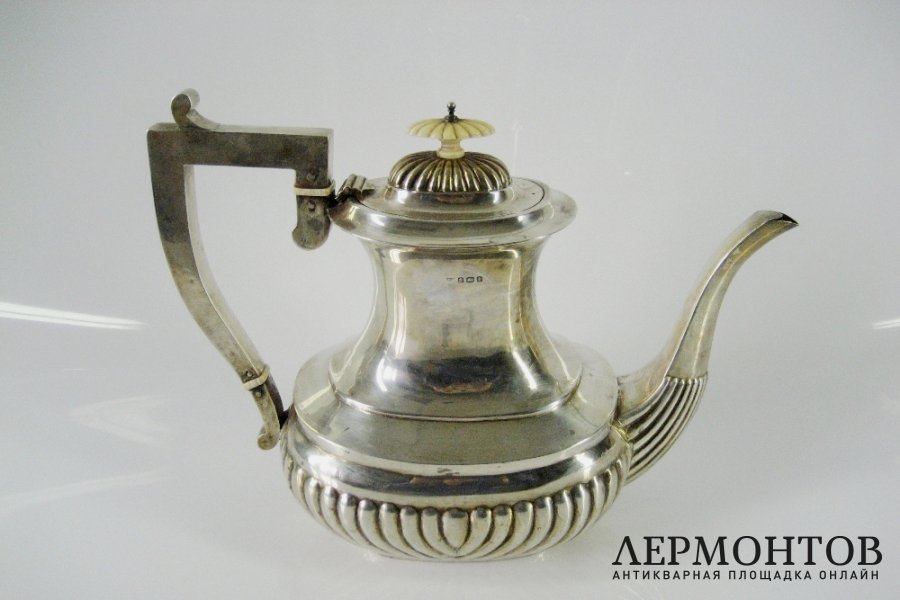 Чайник. Серебро 925 пробы.Бирмингем, XIX век.