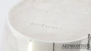Набор чашек для кофе. Серебро 800. Германия