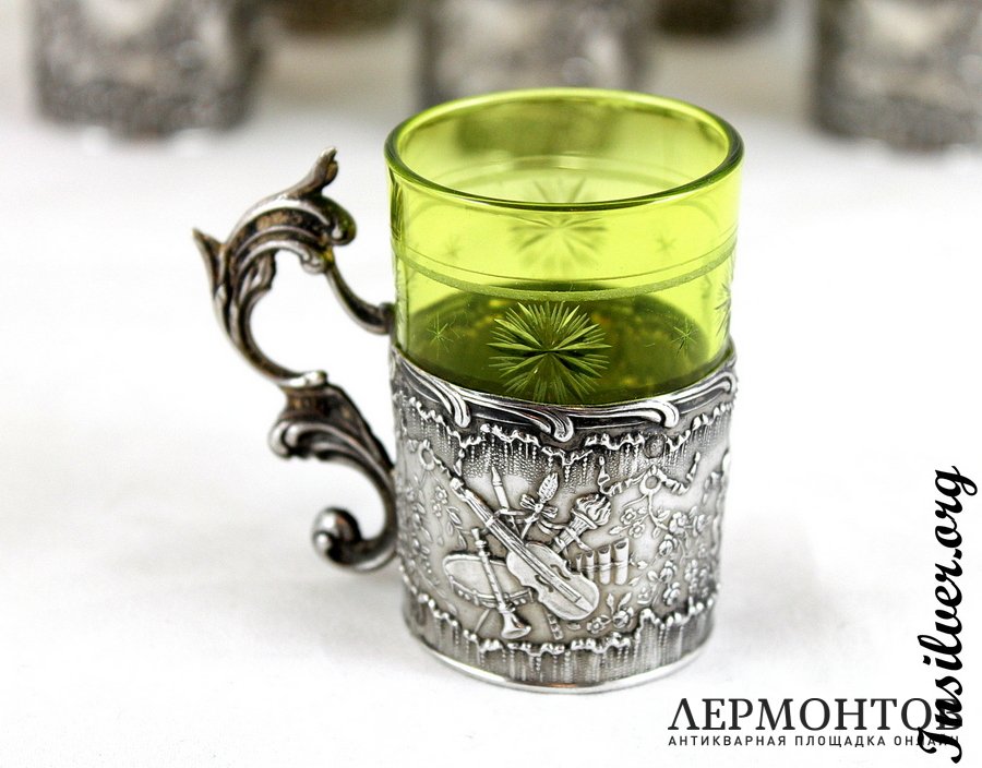 Ликерный набор Slisonki. Серебро 950. Франция.