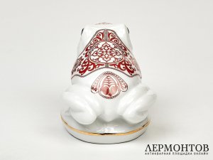 Статуэтка «Лягушка». Фарфор, Mlesna, Шри-Ланка, 1990-е годы