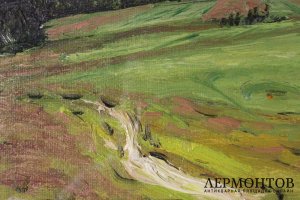 Картина Дубовской Н.Н. Дорога в поле. 1903 год.