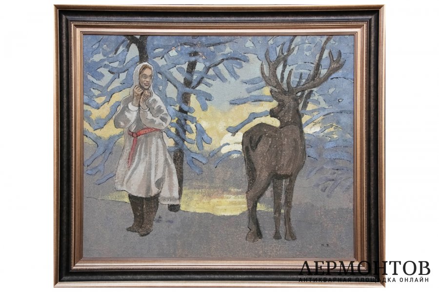 Картина. Боже мой, ты такой большой и красивый, 1970-80-е гг. Комаров В.В.