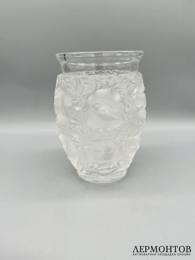 Ваза «Bagatelle» с птичками. Хрусталь, Lalique, Франция, 20 век