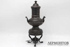Самовар с орнаментом. Серебрение. Российская империя, Norblin, 1872-1882 