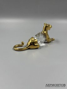 Статуэтка «Леопард». Хрусталь, Swarovski