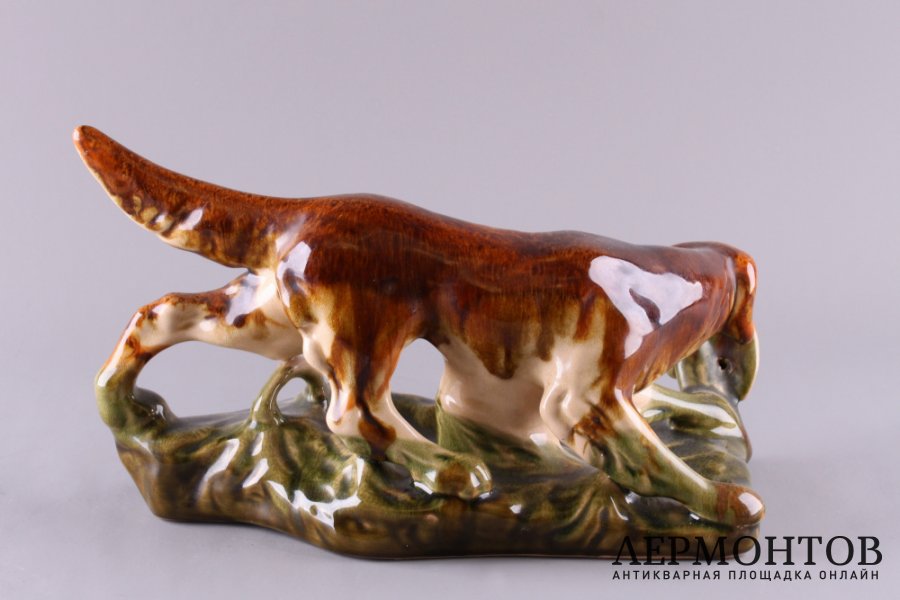 Статуэтка Собака с дичью. СССР, 1950-60 е гг.