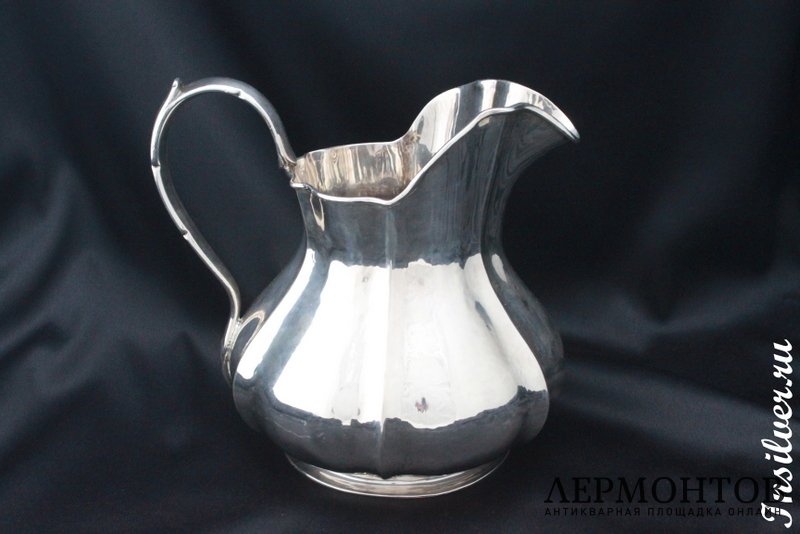 Большой кувшин SCHIAVON. Серебро 800. Италия