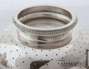 Сахарница Massat Freres. Серебро 950. Франция