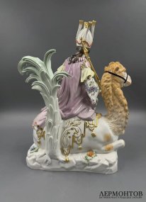 Скульптура «Азия» («Четыре континента»). Фарфор, Meissen, И. И. Кендлер, Германия