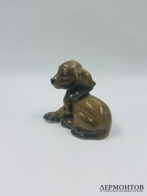 Статуэтка «Такса-щенок». Фарфор, роспись, Rosenthal, Германия, 1-я половина 20 века