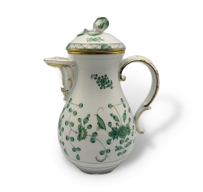 Кофейник «Индийская живопись». Фарфор, роспись, Meissen, Германия, 2-я половина 20 века