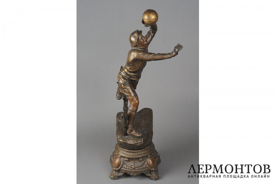 Скульптура Вратарь. Франция, Париж, 1930-е гг. Шпиатр.