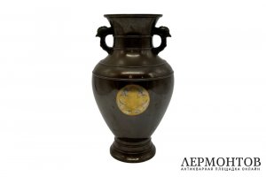Бронзовая ваза. Кадзи-Мон.Япония, 1930-е