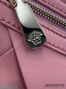 Сумка пудрового цвета. Кожа, Versace, Италия