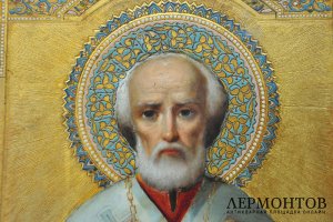 Икона Святой Николай Чудотворец. Российская империя, начало XX века. 