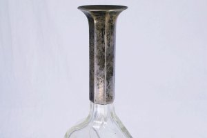 Пара бутылок. Мальцовское стекло, Морозов. Серебро  84. Российская империя 