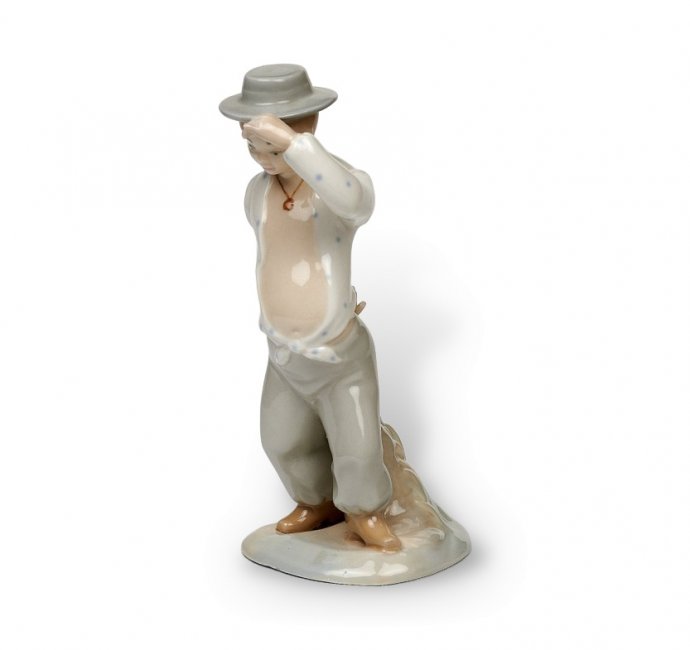 Статуэтка «Гуляка». Фарфор, M. Requena, Испания, 1970-е годы