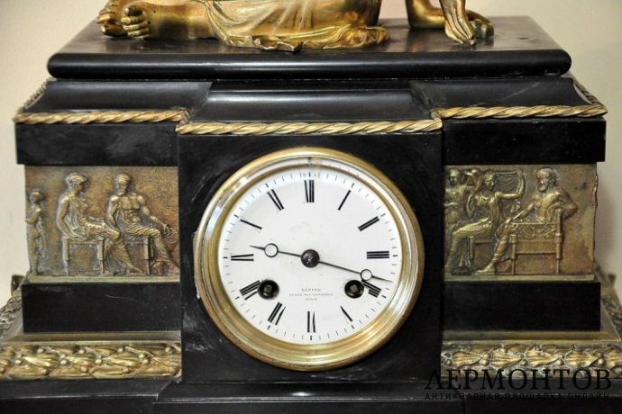 Каминные бронзовые часы Lepine. Раритет. Франция