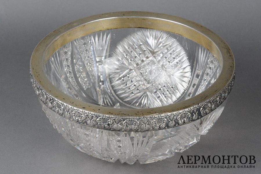 Ваза для фруктов. Россия, Вторая Московская Артель, 1908-1917-е гг. Серебро 84 пробы.
