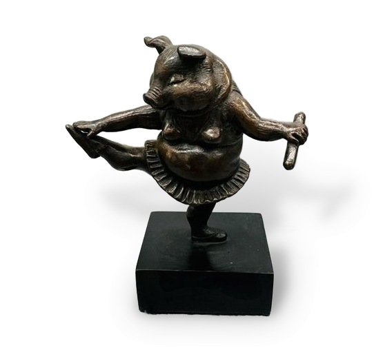 Статуэтка «Балерина», выпуск 79 из 100. Бронза, скульптор S. Bustamante, Мексика, 2000-е годы