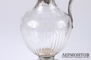 Декантер Emile Puiforcat. Серебро 950. Франция