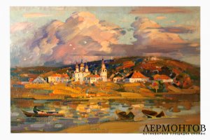 Художник Холуев Владимир Федорович.  Картина. Нижний Новгород.  Картон, масло.