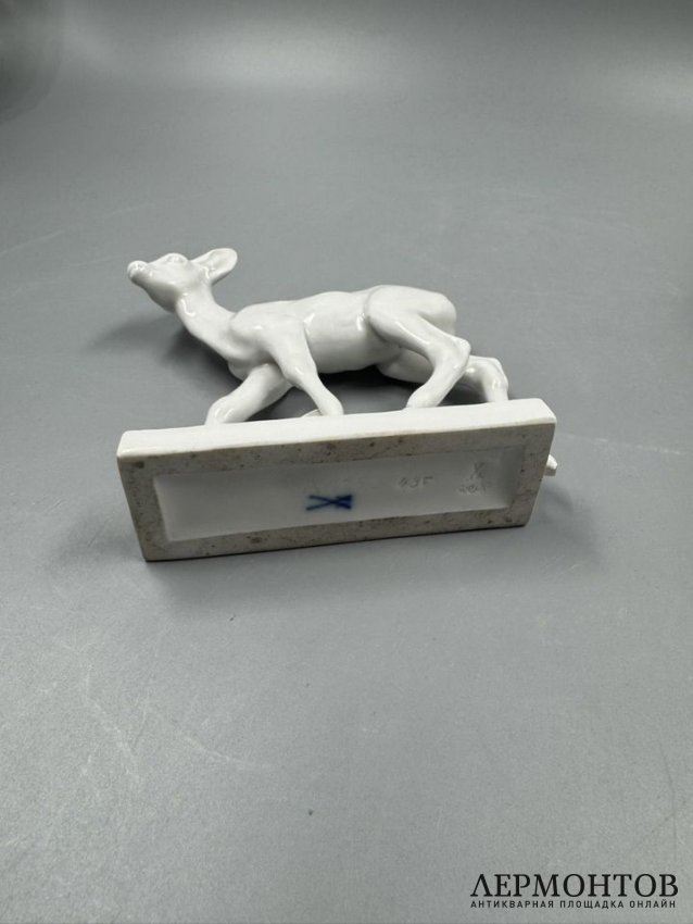 Статуэтка «Оленёнок». Фарфор, Meissen, Германия, 20 век