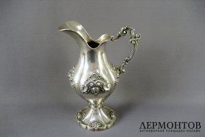Кувшин. Серебро 900 пробы. Португалия, XIX век.