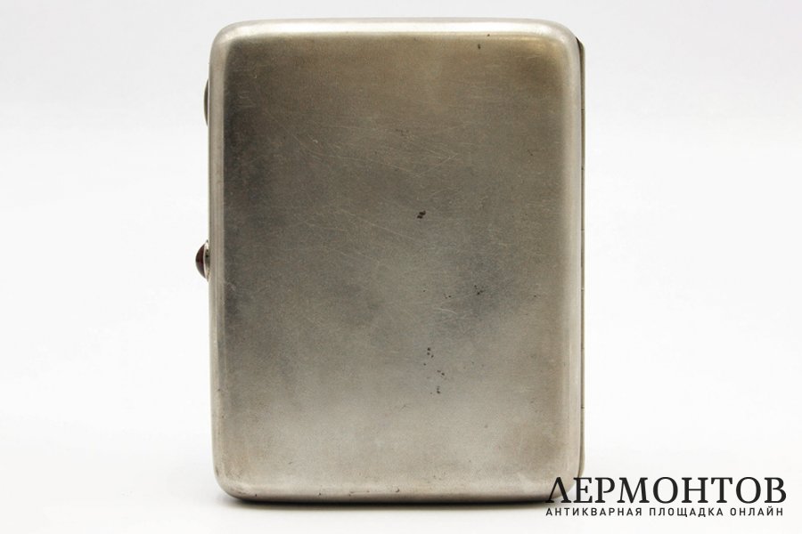 Портсигар Глухарь. Серебро 875 пробы. СССР, Москва, 1953 г.
