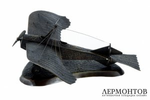 Модель самолета Тауб. Германия, 1910-20-е гг. Металл, штамп, канфарение.