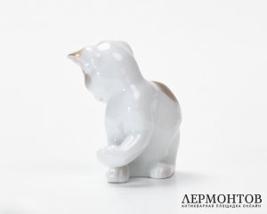 Статуэтка «Играющий котенок». Фарфор, Rosenthal, Германия