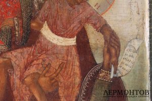 Икона Богоматерь Киккская. Россия, школа Оружейной Палаты. Дерево, левкас, темпера.