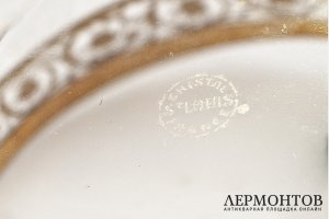 Вазочка для орешков или конфет. Франция, фирма Saint Louis, начало 21 века. Хрусталь.