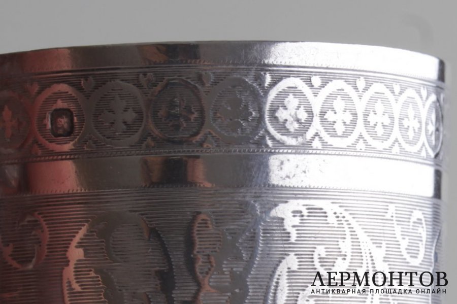 Кофейная пара в стиле ампир. Paillard Freres. Серебро 950 пробы. Франция