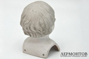 Кукольная головка. СССР, Дулевский фарфоровый завод, 1920-1930-е гг. Бисквит, роспись