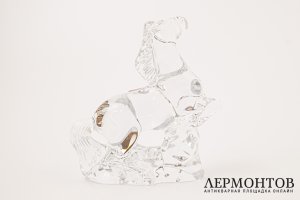 Статуэтка Лошадь. Франция, фирма Baccarat, серия Zodiaque, 2014 год. Хрусталь.
