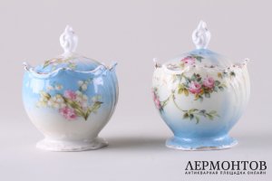 Парфюмерный набор. Гарднер. Фарфор, роспись. 2-я половина XIX в. Россия