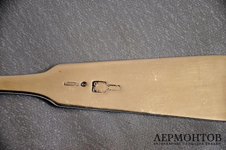 Половник Werner&Son. Серебро 84. Российская империя