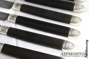 Ножи Puiforcat. Серебро 950. Франция
