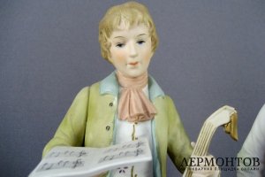 Музыканты. Фарфор. Чехословакия, ХХ век.