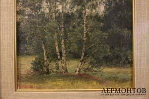 Картина. Самохвалов А.Н. Березы. 1950-е гг.