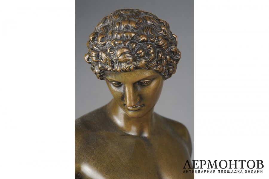 Скульптура Аполлон. Германия, автор H. Jacquet Fils, 2 пол. 19 в. Бронза.