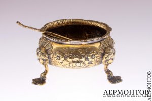 Набор солонок 1762 год. Серебро 925. Англия