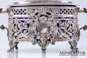 Конфетница Sollier. Серебро 950. Франция