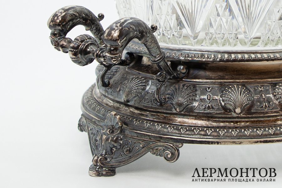 Ваза для фруктов. Германия, ювелирная фирма Koch Bergfeld, нач. 1900-х гг. Серебро.
