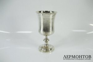 Фужер. Серебро 950 пробы, золочение. Франция, XIX век. 